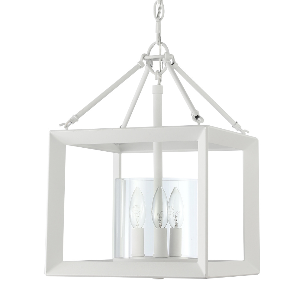 Golden Lighting Smyth 3-light Chandelier in Natural White